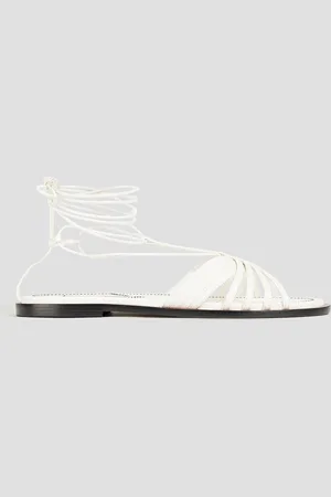 ZIMMERMANN Sandalen aus Leder mit Schnürung - - EU 36