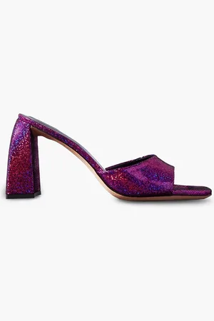 By Far Michele Mules aus Metallic-Lackleder - Pink - EU 35