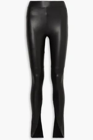 Alix NYC Carlisle Hose mit schmalem Bein aus Kunstleder - - M