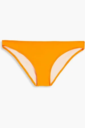 Solid Tief sitzendes Bikini-Höschen - Orange - S