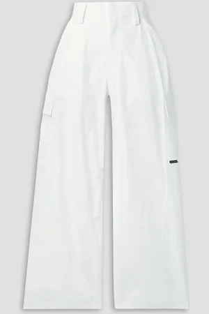 Alexander Wang Cargohose mit weitem Bein aus Baumwollpopeline - - US 10