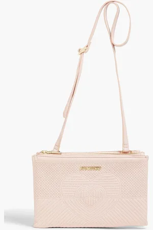 Moschino Schultertasche aus gestepptem Kunstleder - Pink - OneSize