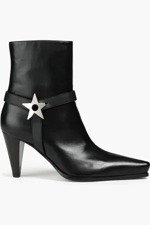 Giuseppe Zanotti Karmen Ankle Boots aus Leder mit Applikationen - - EU 36