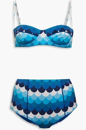 F.R.S For Restless Sleepers Bikini mit Print - Blau - XS