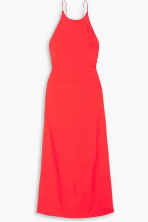 Gauchere Maxikleid aus Crêpe - - FR 38
