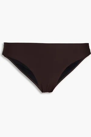 Bondi Born Nadia halbhohes Bikini-Höschen - Braun - UK 10