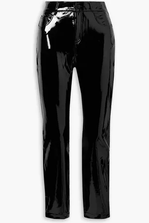 Commando Eng geschnittene Hose aus Lacklederimitat - - S