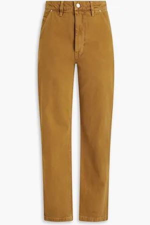 ALEX MILL Thompson hoch sitzende Jeans mit geradem Bein - Braun - US 2