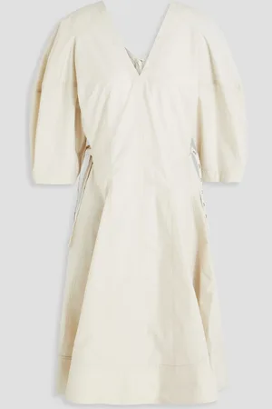 3.1 Phillip Lim Kleid aus Baumwollpopeline - Weiß - US 6