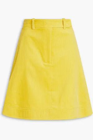 Oscar de la Renta Minirock aus Baumwollcord - - US 10