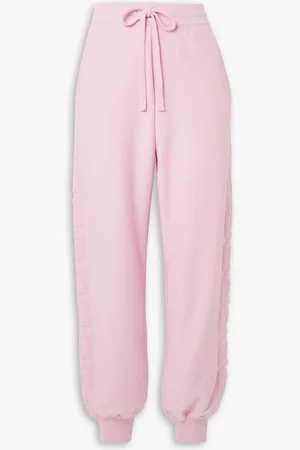 VERSACE Track Pants aus Frottee aus einer Woll-Kaschmirmischung - Pink - IT 48
