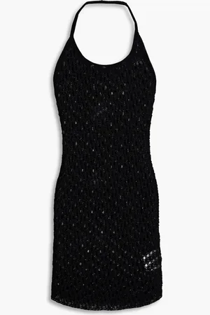 1017 ALYX 9SM Gehäkeltes Neckholder-Minikleid aus einer Baumwollmischung - - M