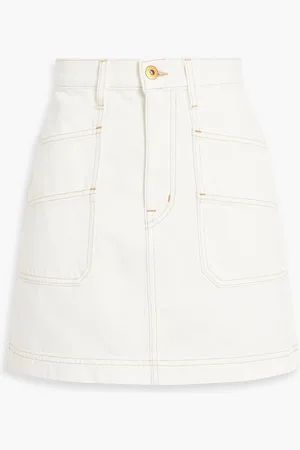 SLVRLAKE Savior Minirock aus Denim - Weiß - 25