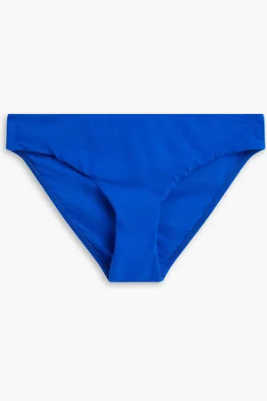 Bondi Born Nadia halbhohes Bikini-Höschen - Blau - XS