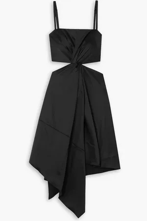 J.W.Anderson Asymmetrisches Kleid aus Satin mit Cut-outs und Twist-Detail - - UK 10
