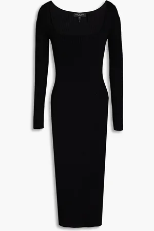 RAG&BONE Asher Midikleid aus Rippstrick - - L