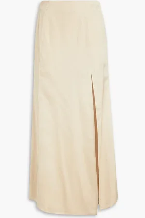 BITE Midirock aus Bio-Seidensatin - Neutral - UK 12