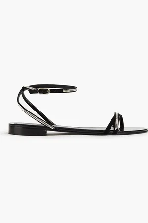 Bash Cibil Sandalen aus Leder mit Kristallverzierung - - EU 36