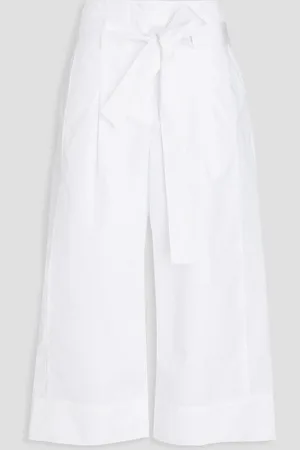 3.1 Phillip Lim Cropped Hose mit weitem Bein aus Popeline aus einer Baumwollmischung - - US 0