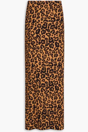 Haight Panneaux Pareo aus Crêpe de Chine mit Leopardenprint - - XS