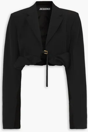 Jacquemus Croissant Cropped Blazer aus einer Leinenmischung - - FR 32