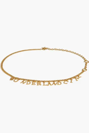 ZIMMERMANN Goldfarbener Gürtel - Metallic - M/L