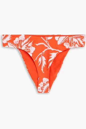 Mara Hoffman Cece halbhohes Bikini-Höschen mit floralem Print - - L