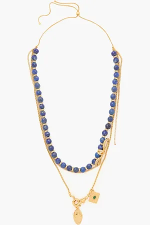 ZIMMERMANN Goldfarbene Kette mit mehreren Steinen - Metallic - OneSize