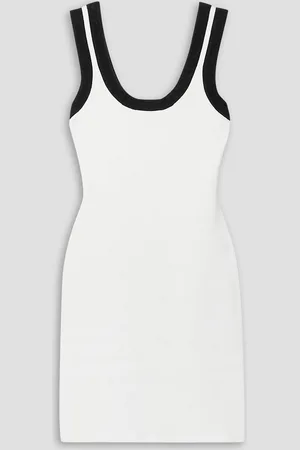 Alexander Wang Zweifarbiges Minikleid aus Stretch-Strick - - XS
