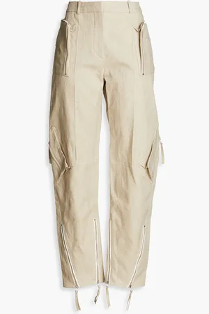 Jacquemus Papier Cargohose aus einer Leinenmischung - Neutral - FR 36