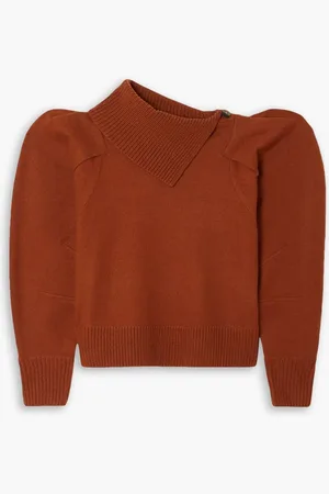 ULLA JOHNSON Riley Wollpullover mit asymmetrischem Detail - Rot - L
