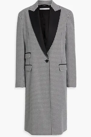 Another Tomorrow Mantel aus Tweed aus einer Baumwollmischung mit Hahnentrittmuster - - S