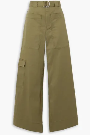 Proenza Schouler Cargohose aus Twill aus einer Baumwollmischung - Grün - US 2