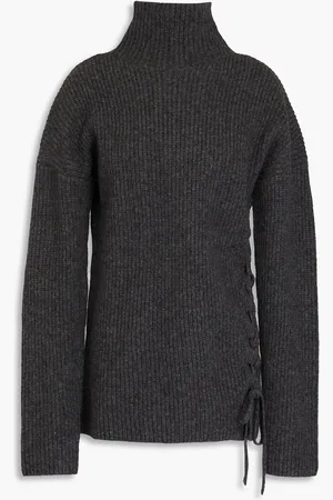 Altuzarra Rollkragenpullover aus einer Merinowollmischung mit Zopfstrickmuster - Grau - S