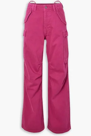 Denimist Hoch sitzende Cargohose aus Denim - Pink - 26