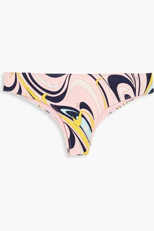 Puccini Tief sitzendes Bikini-Höschen mit Print - Pink - IT 48