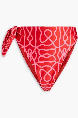 Agua by Agua Bendita Ipanema hoch sitzendes Bikini-Höschen mit Print - - XL