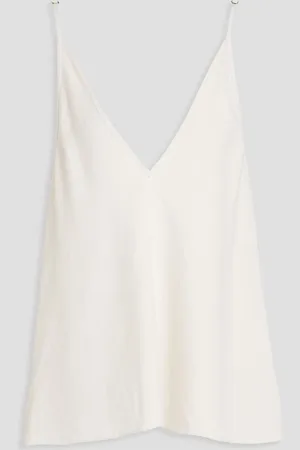 Brunello Cucinelli Top aus Twill - Weiß - M