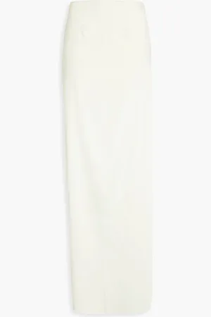 16Arlington Olwyn satin maxi skirt - Gelb - UK 14
