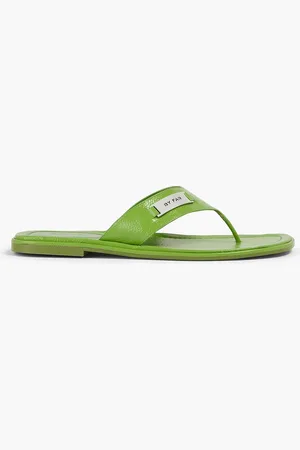 By Far Zizi Sandalen aus Glanzleder - Grün - EU 35