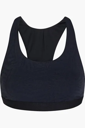 Koral Sport-BH aus Stretch-Jacquard mit Cut-outs - Blau - XS