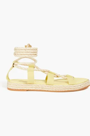 PAULA TORRES Liz Espadrilles aus Veloursleder - Gelb - BR 35