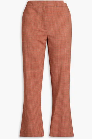 Marni Cropped Kick-flare-Hose aus Jacquard aus einer Wollmischung - Rot - IT 48