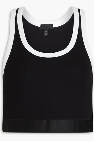 ATM Anthony Thomas Melillo Cropped Tanktop aus einer gerippten Modalmischung - - L