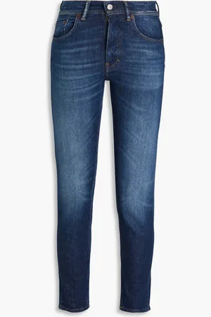 Acne Studios Hoch sitzende Jeans mit schmalem Bein - Blau - 25W-32L