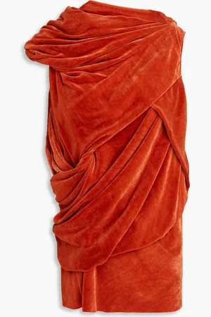 Rick Owens Drapiertes Oberteil aus Samt - - IT 40