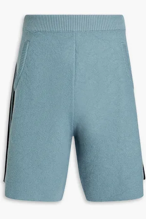 Maison Margiela Shorts aus gebürsteter Wolle - Blau - M