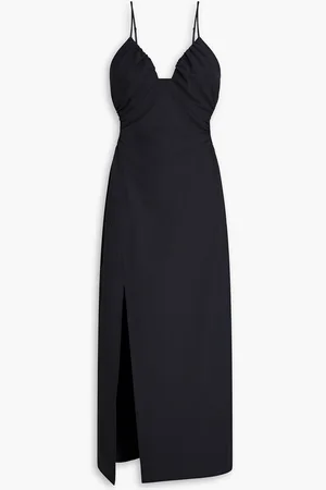 Cinq A Sept Adria Midikleid aus Stretch-Crêpe mit Cut-outs - - US 12