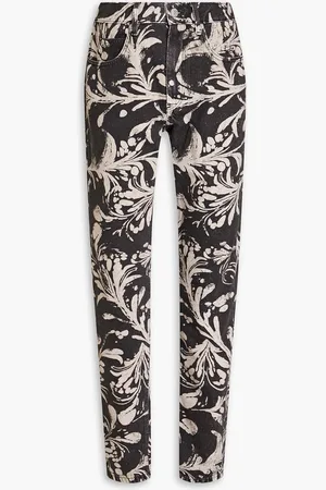 Isabel Marant Jack Jeans aus Denim mit Print - Grau - 30