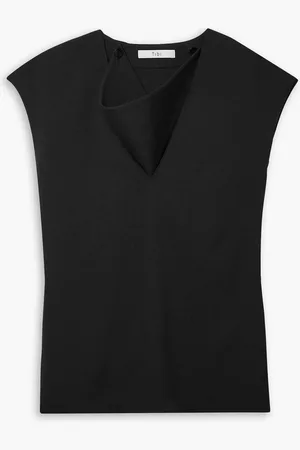 tibi Wandelbares Oberteil aus Twill - - US 6
